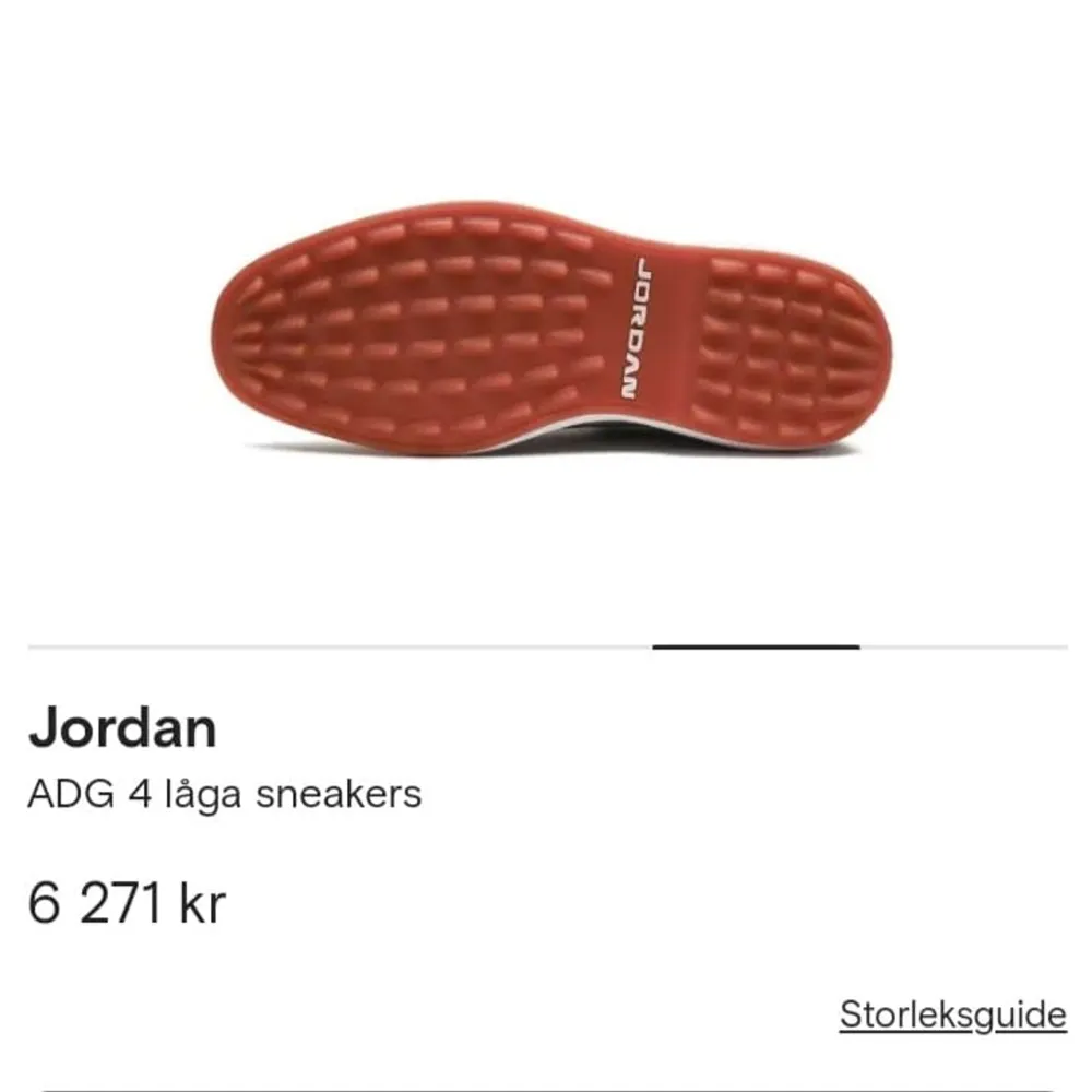 Helt nya oanvända jordan skor. Skor.