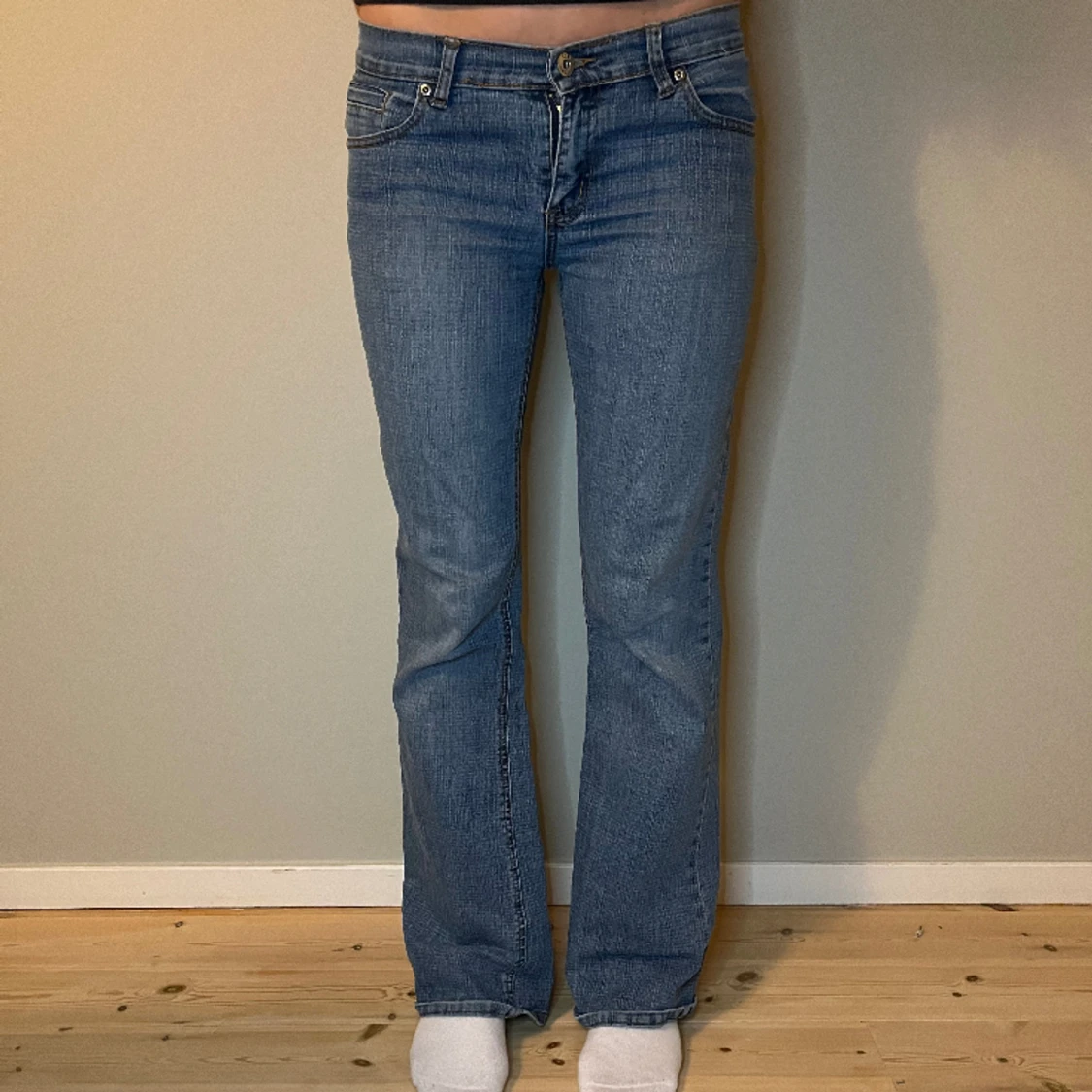 Lågmidjade jeans