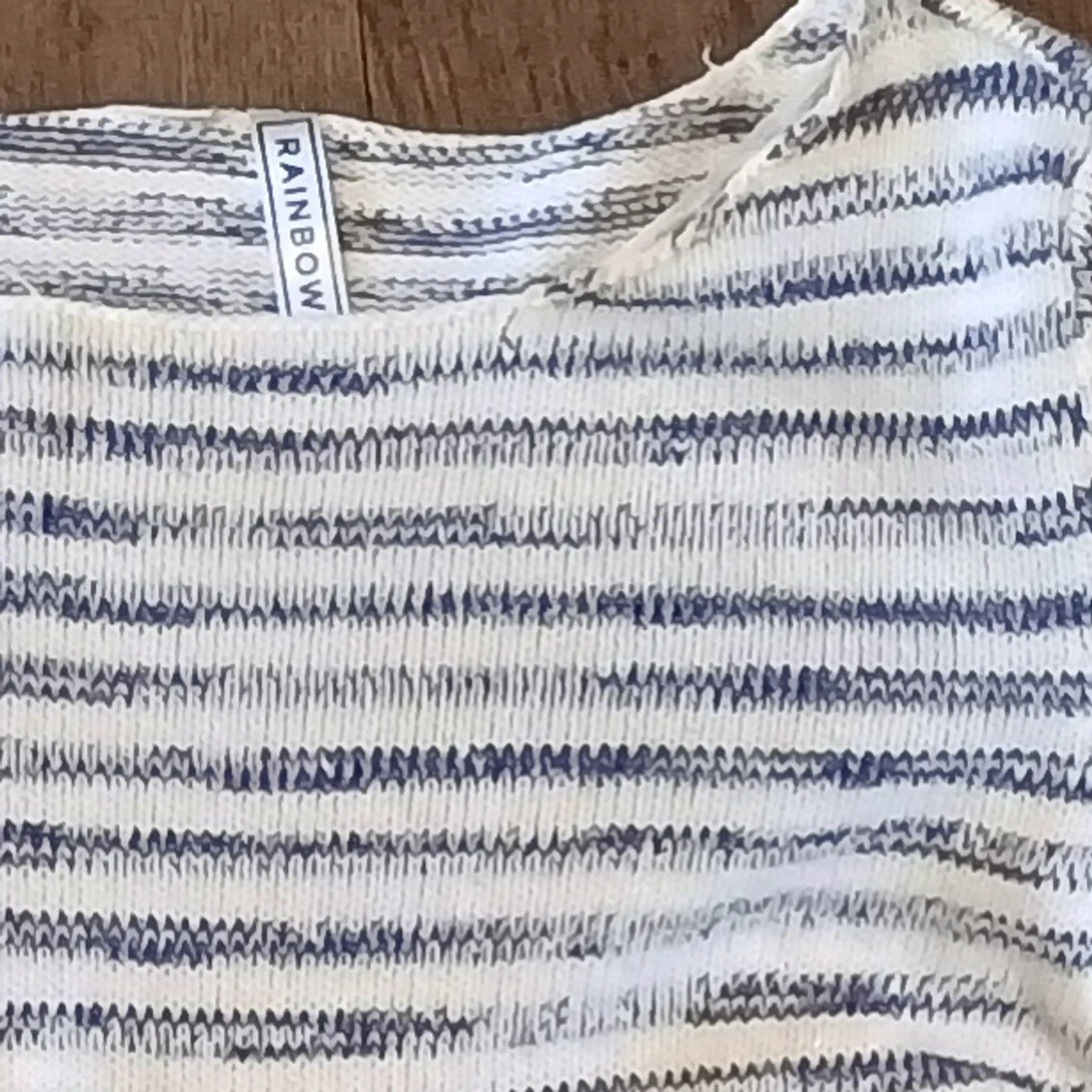 Rainbow randig tröja - 90