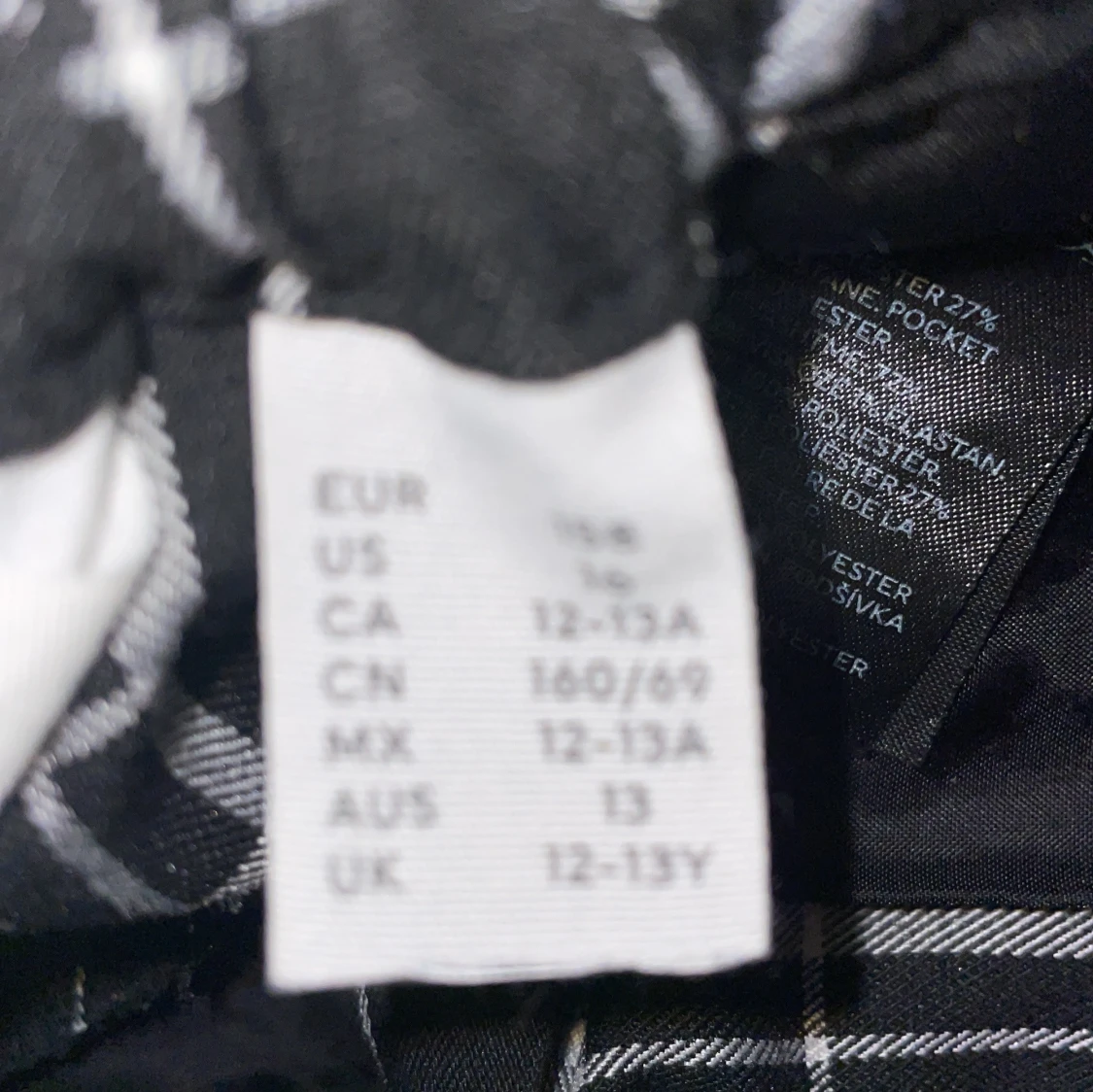 Svarta rutiga byxor från H&M - 4