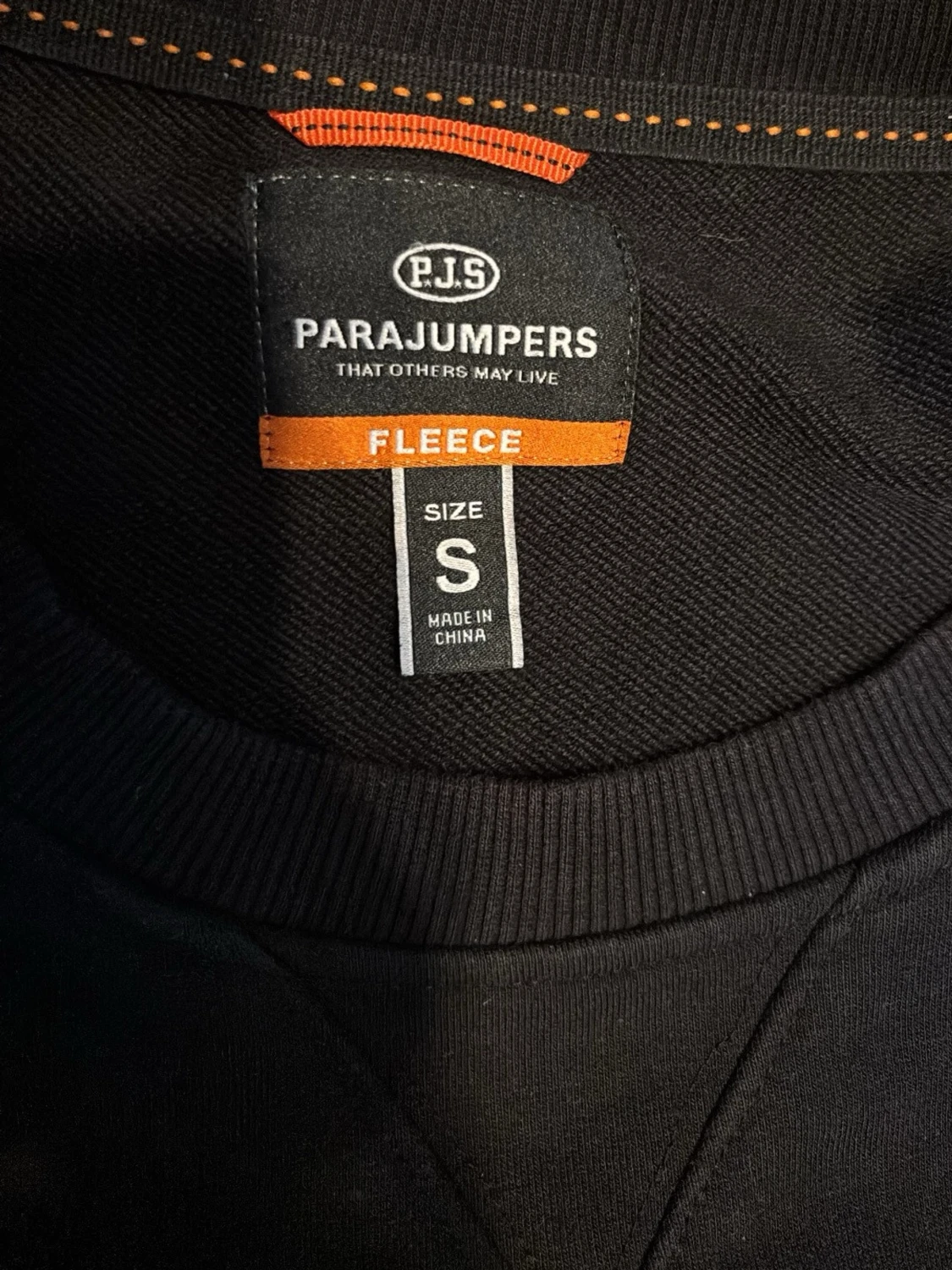 Svart fleece tröja Parajumpers S - 3