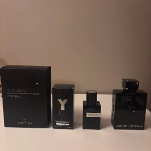 Yves Saint Laurent Y le parfum EdP 60ml/Club de nuit intense man EDP - Hej säljer Yves Saint Laurent Y le parfum (2025 reformulering), 60ml. Snygg och modern doft i stilren flaska, originalförpackning medföljer. Club de nuit intense edp 200 ml har jag sprayat 2 gånger. En manlig fräsch doft som sticker ut, originalförpackning medföljer därmed. Båda för 1300kr