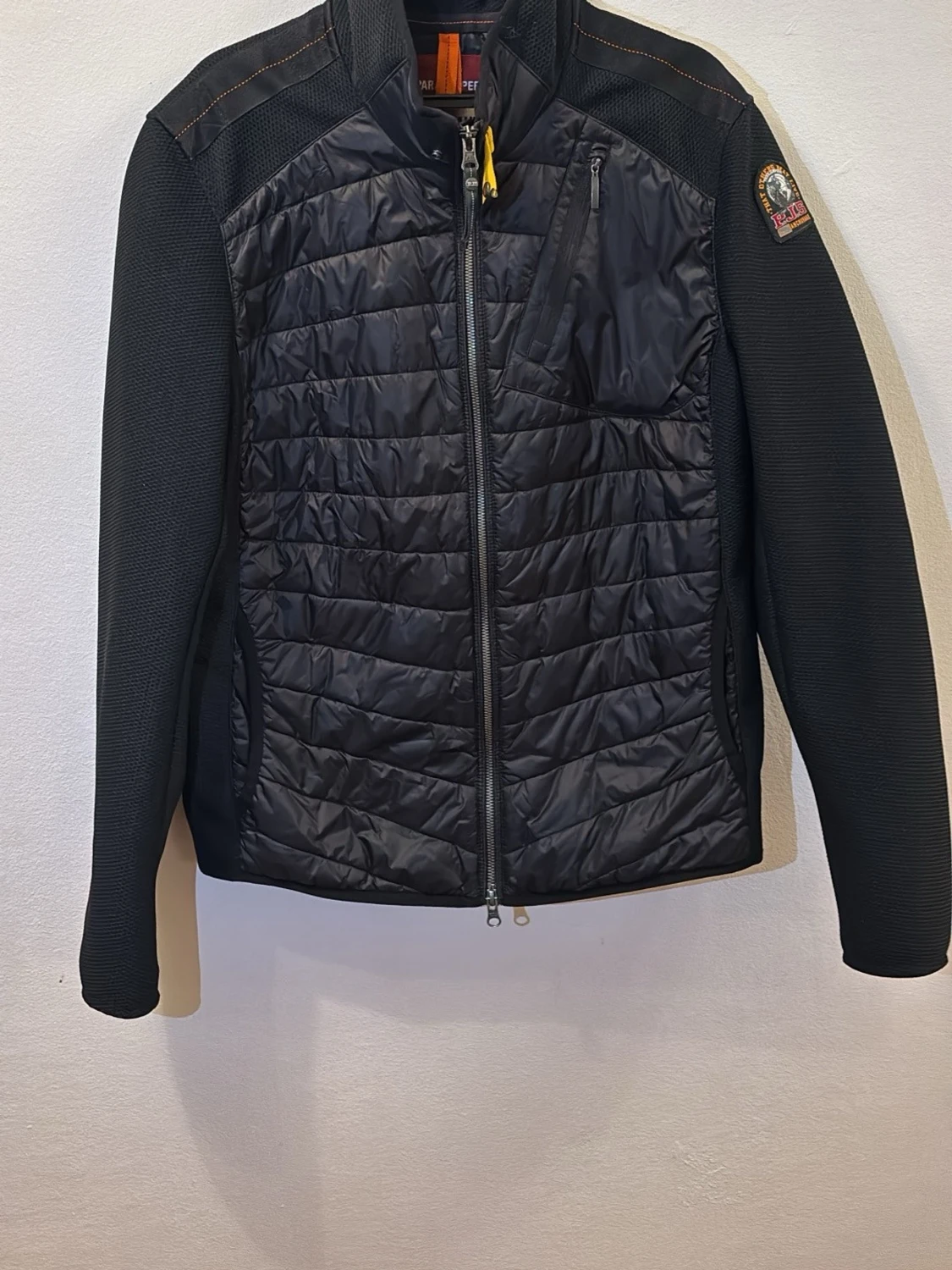 Svart Parajumpers pufferjacka cardigan M