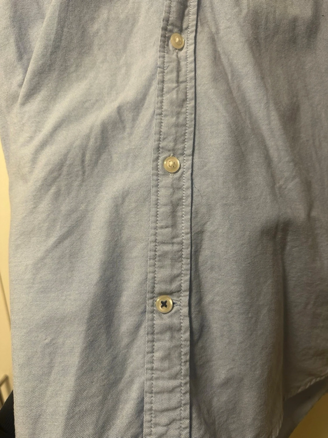 Ljusblå kortärmad skjorta från Produkt - 3