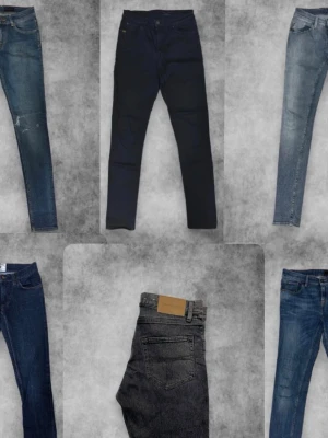 BUNDLE Tiger of Sweden - Stilrena och schyssta jeans i bra skick från Tiger of Sweden - Totalt 6st jeans i dessa storlekar: x4 W29, x1 W31 & x1 W28 - Släpper alla för 449kr, perfekt för dig som har tid att resella. Alla jeans finns individuellt via min profil för en närmare inblick. Tack på förhand 🙏