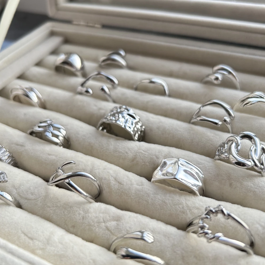 Silver pläterad ring  - 2