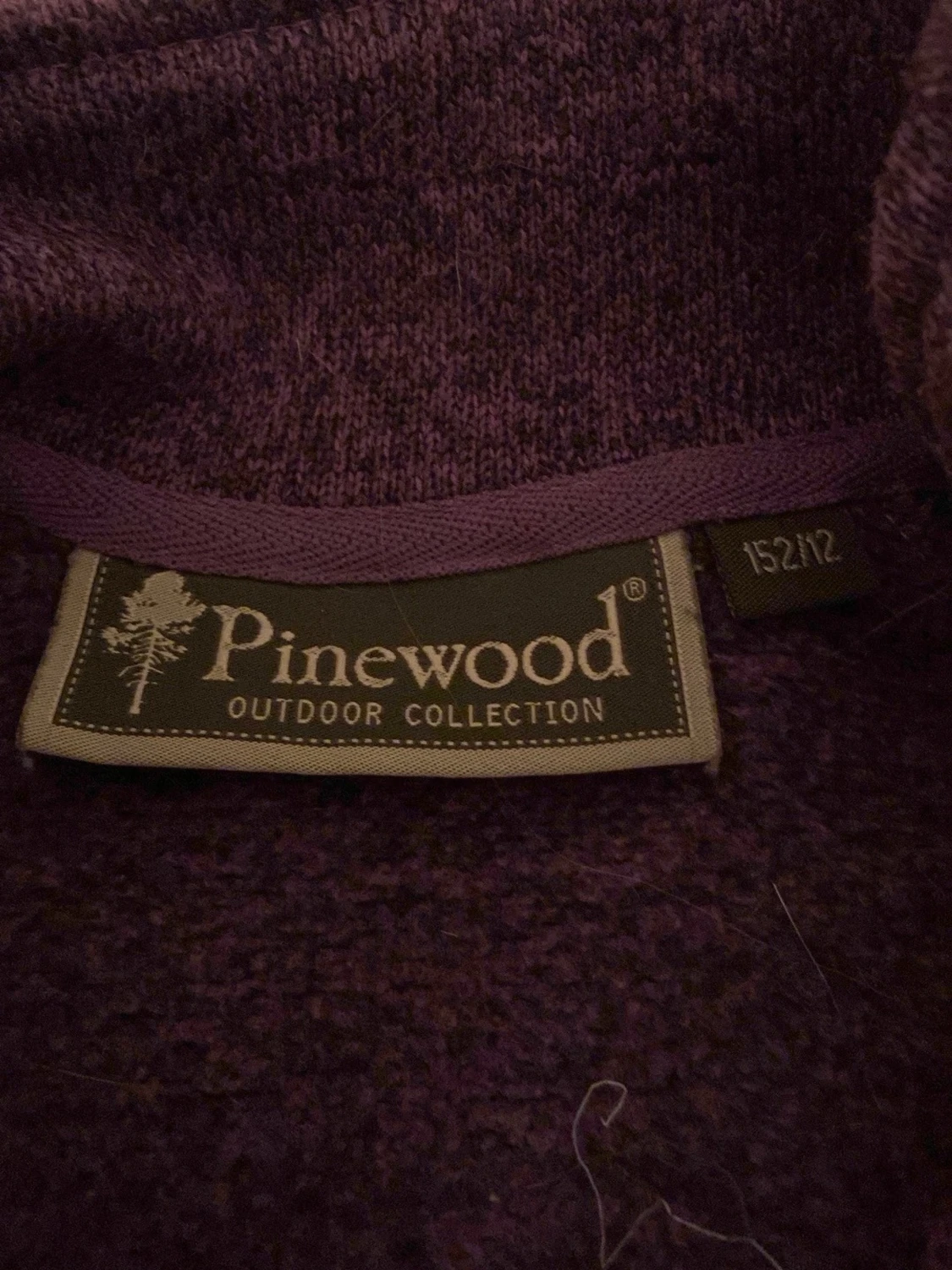 Lila stickad kofta från Pinewood - 2