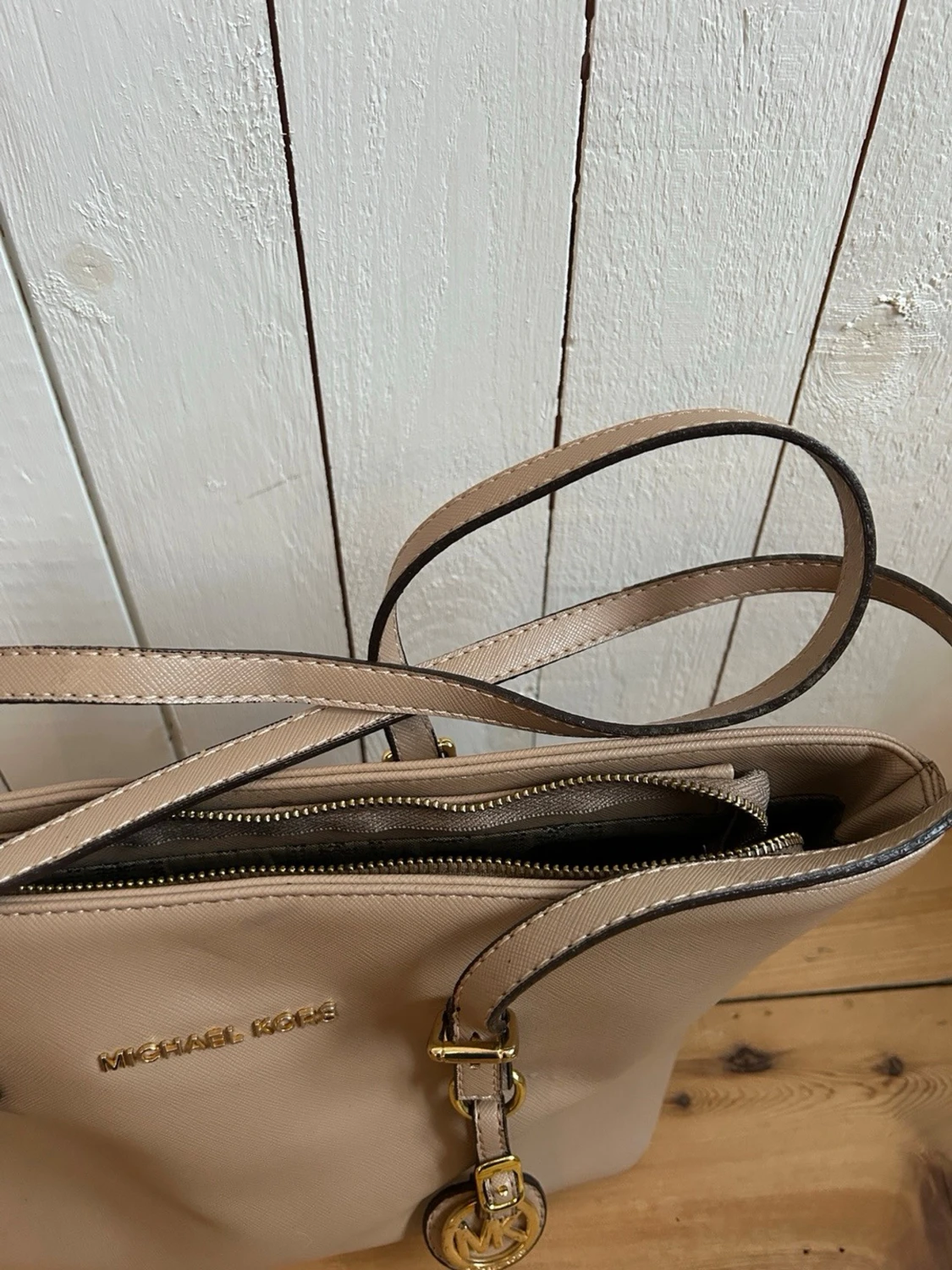 Beige handväska  - 2