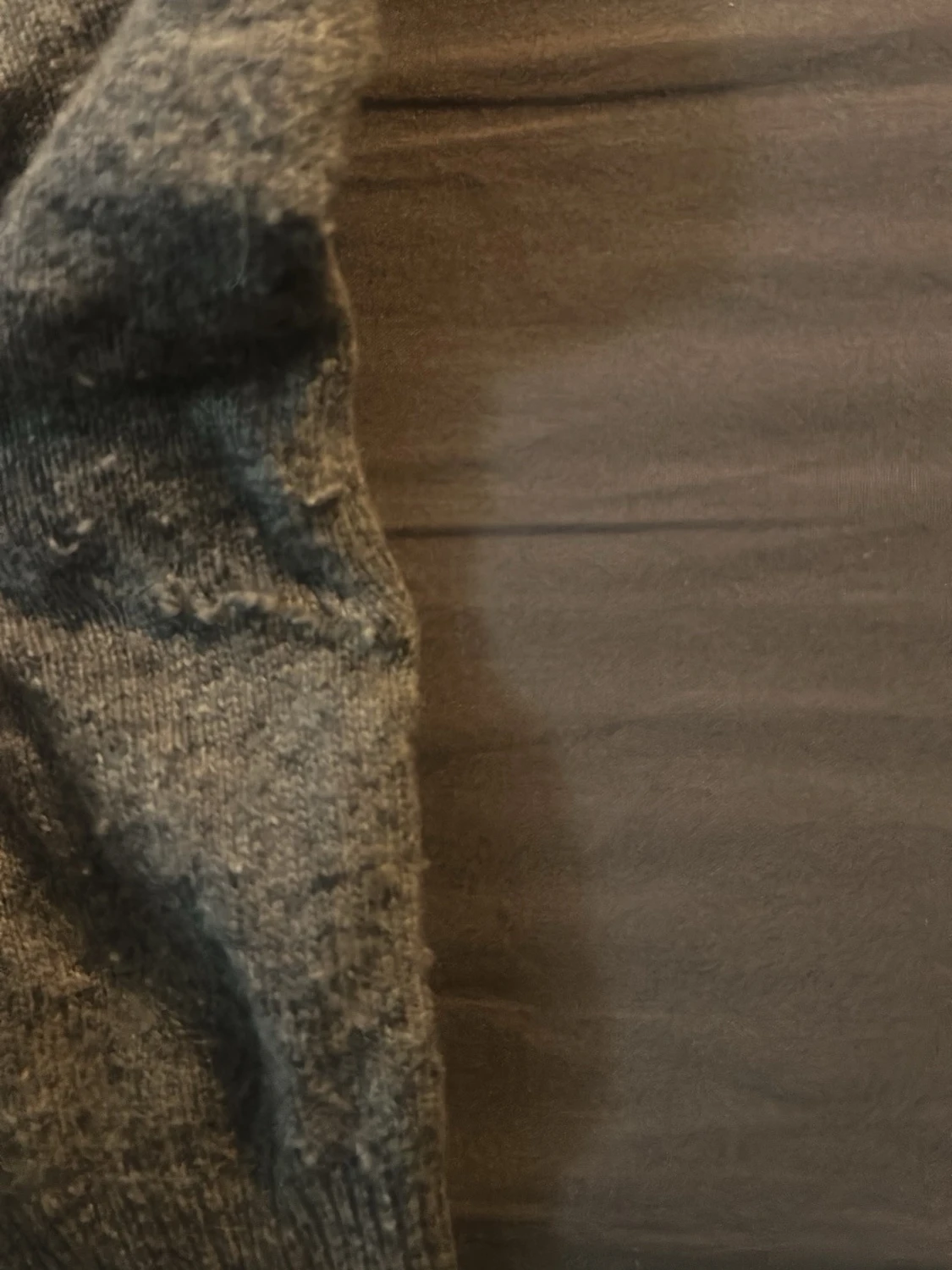 Grå basic stickad tröja - 4