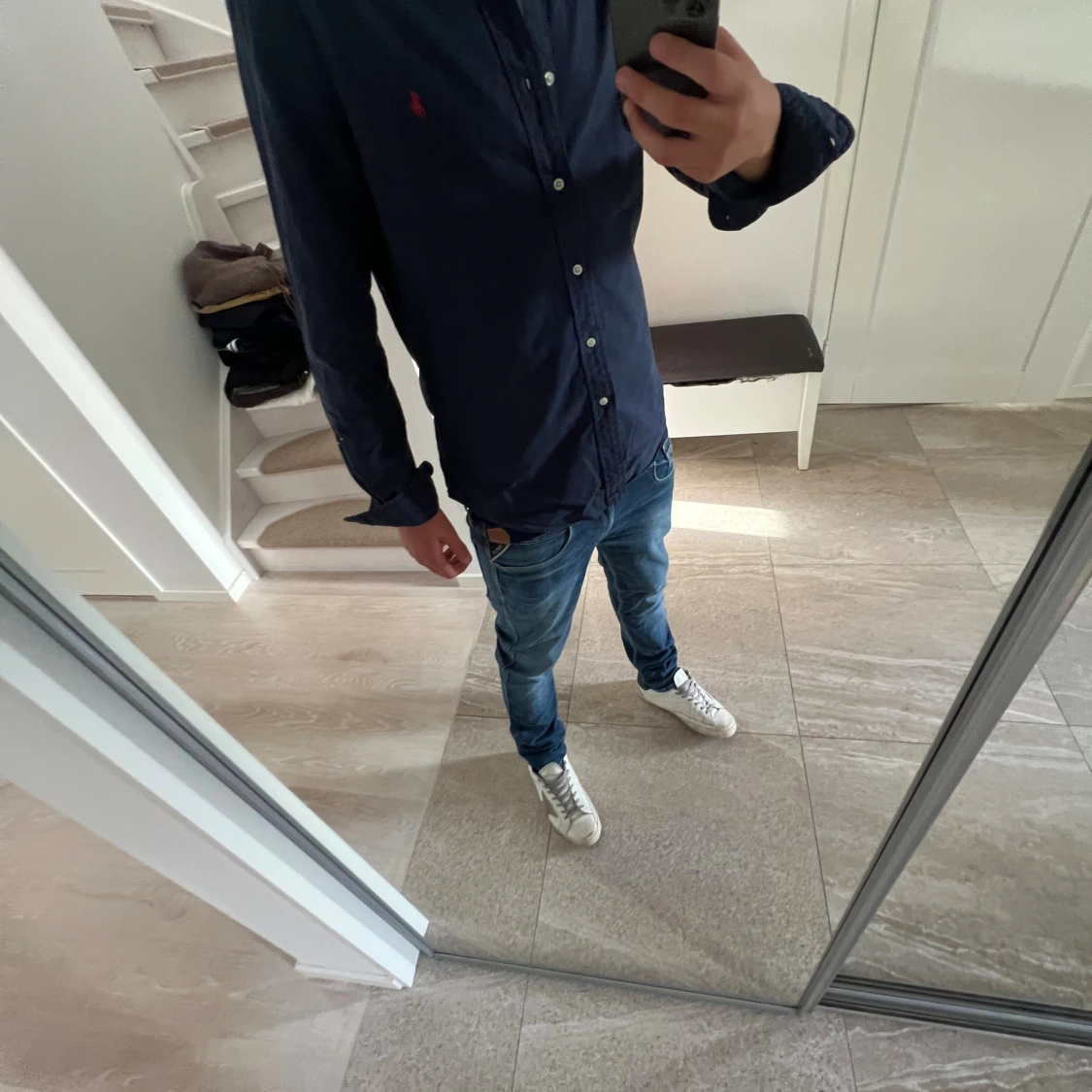 Mörkblå skjorta från Ralph Lauren