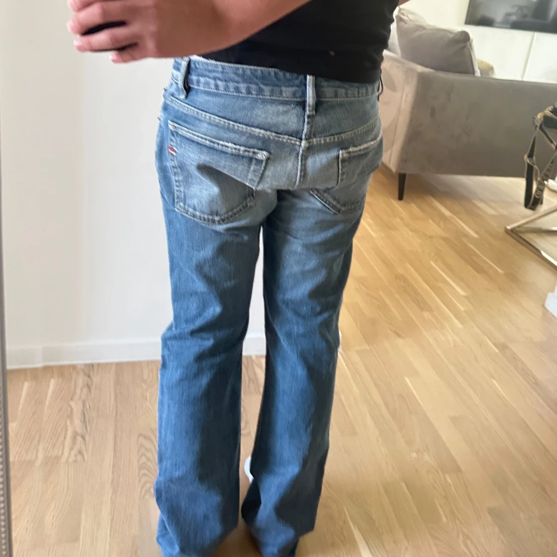 Blå raka jeans från Diesel - 1