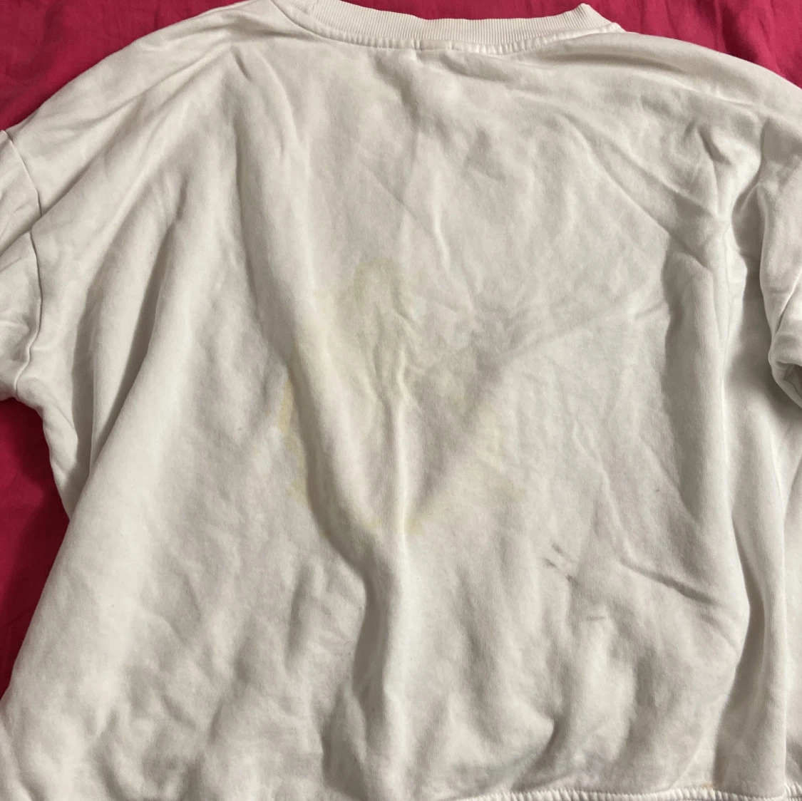 Vit Yale sweatshirt med blå text - 2