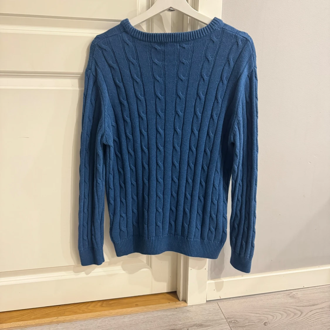 Blå kabelstickad tröja Polo Ralph Lauren - 1