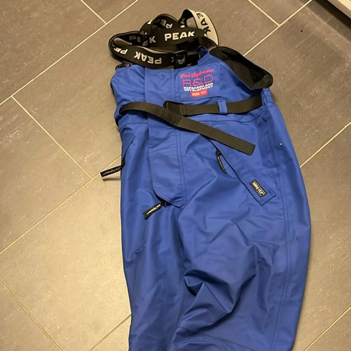 Blå täckbyxor Peak Performance M - 2