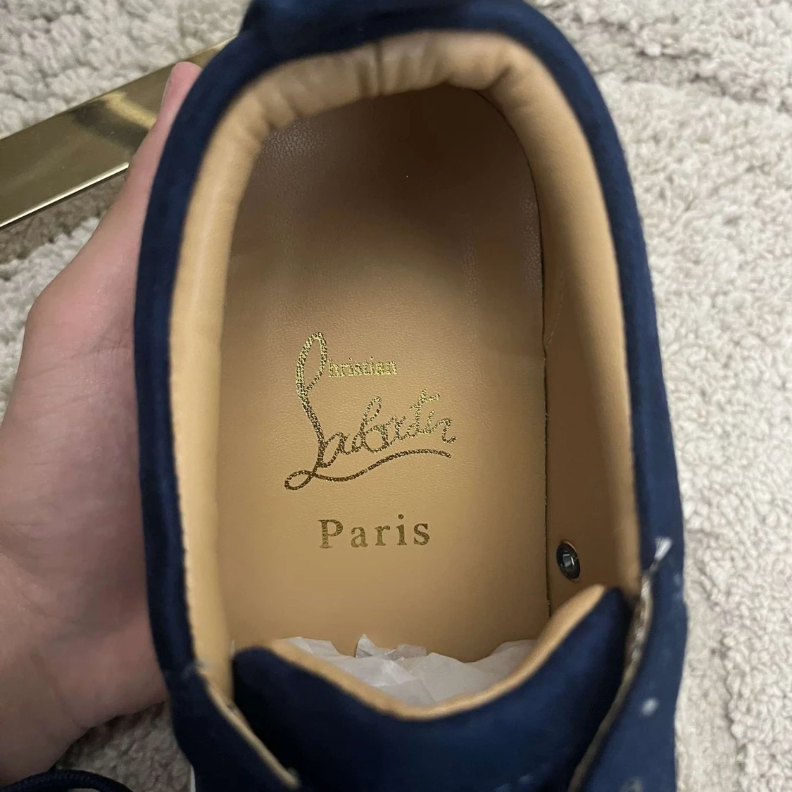 Christian Louboutin sneakers med nitar - 3