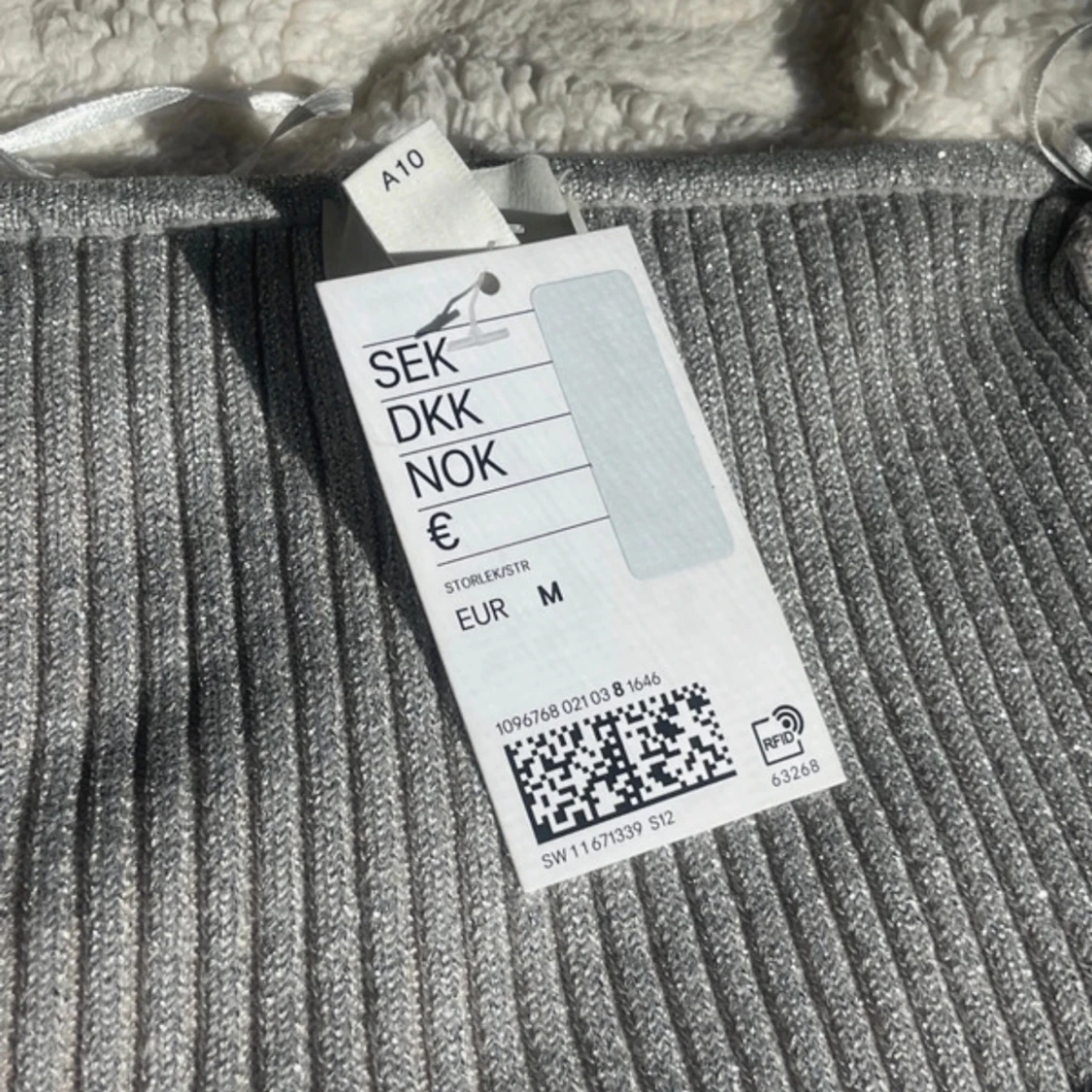 Silvrig glitter tröja - 3