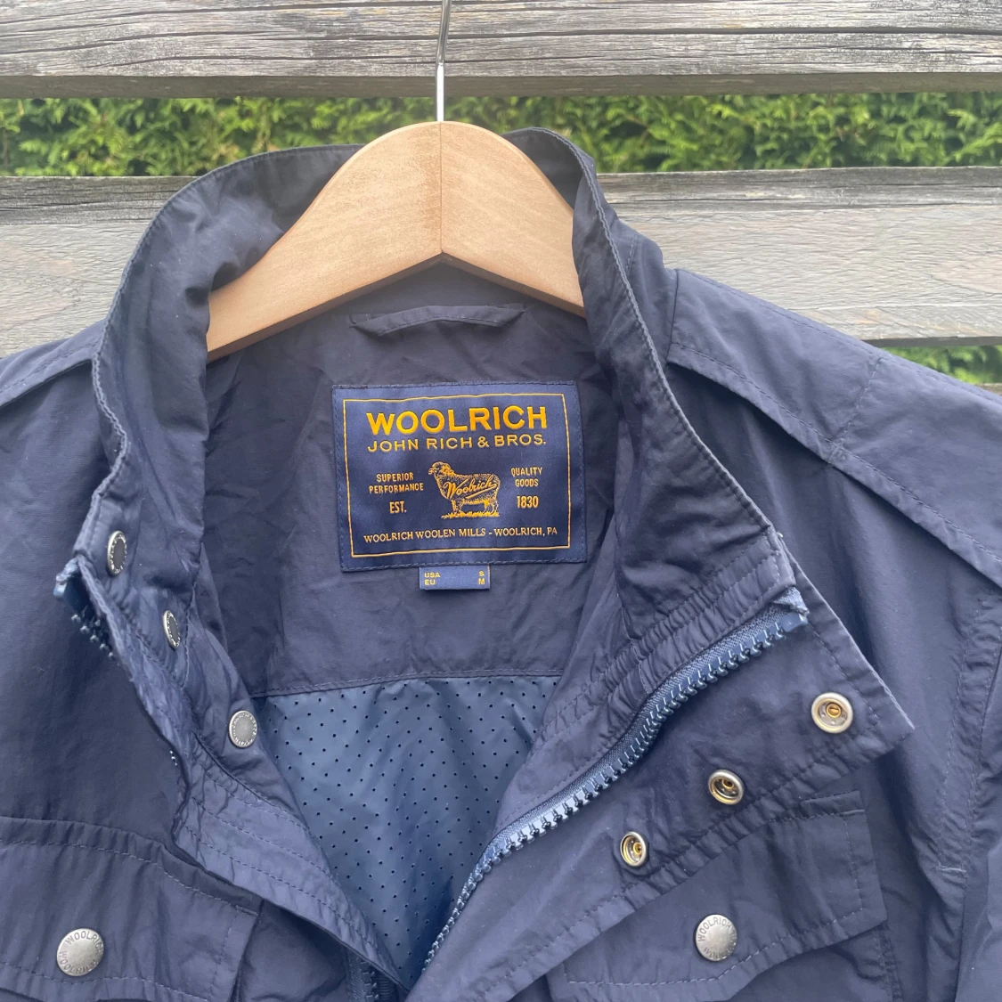 Woolrich fieldjacka blå - 1