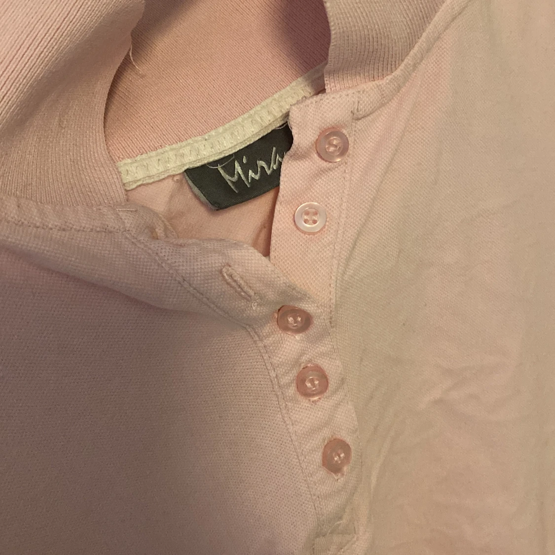 Ljusrosa pikétröja från Mira - 4