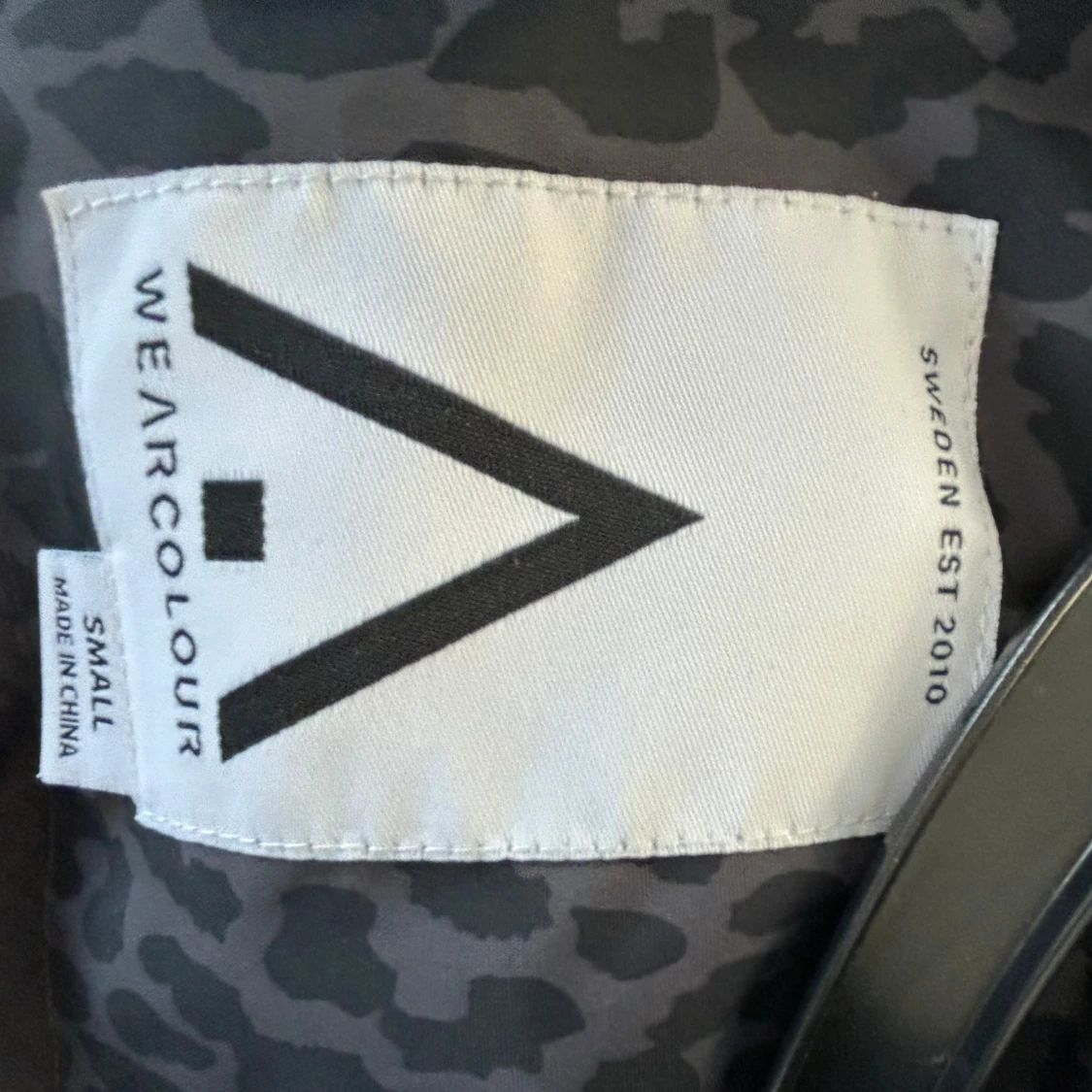 Leopardmönstrad vindjacka WearColour S - 2