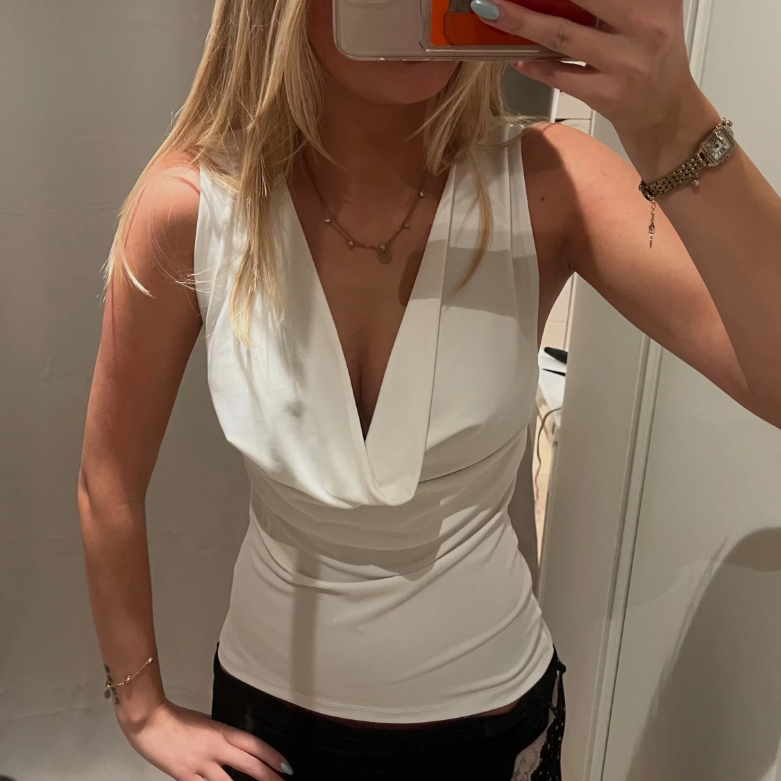 Vit topp Zara - 2