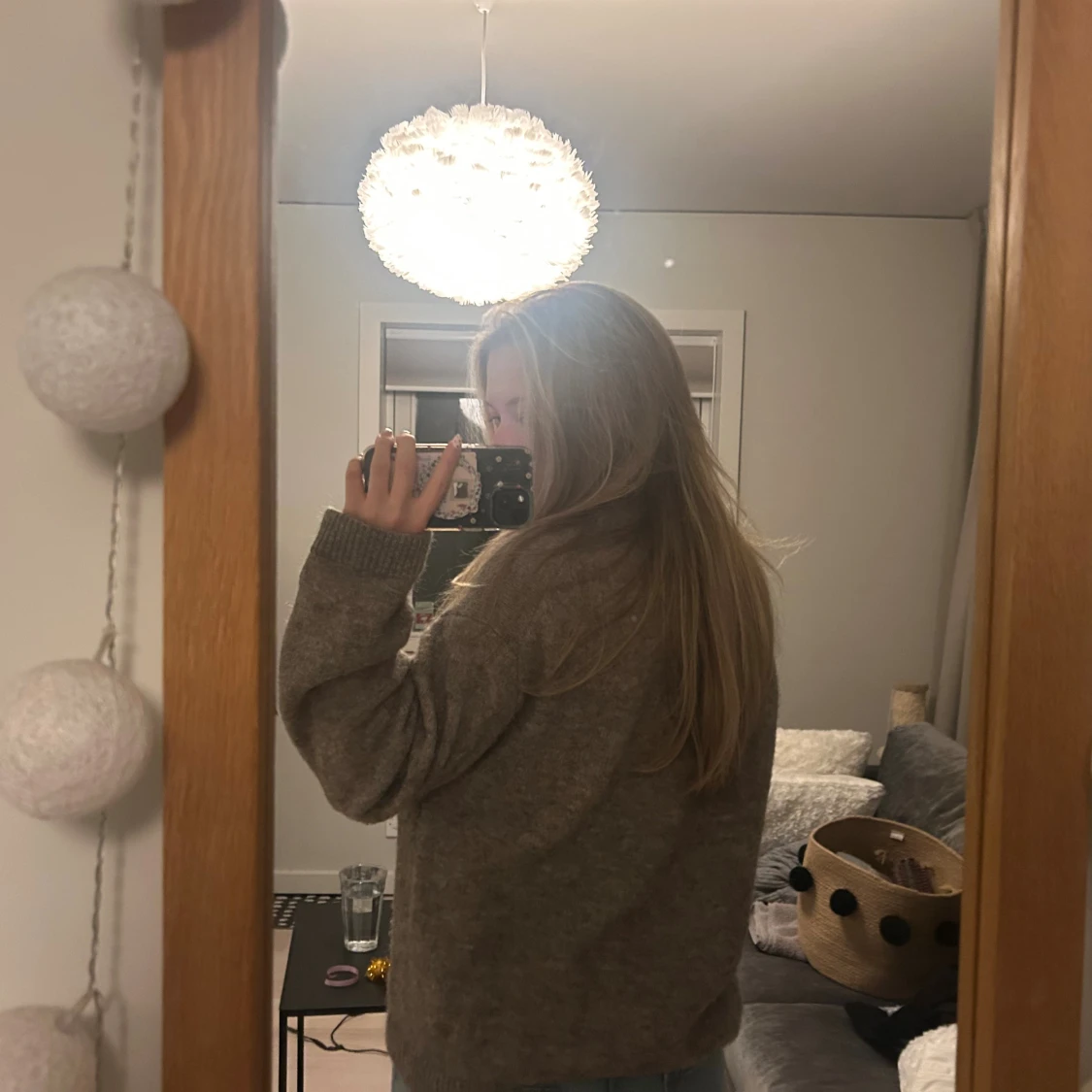 Beige stickad tröja från H&M - 2