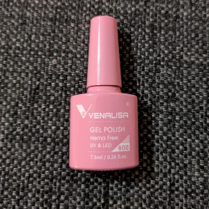 Venalisa gellack, gel polish, kräver uv-ledlampa - Venalisa 402. Ny och oanvänd. Se färg på sista bilden, tagen från nätet. 