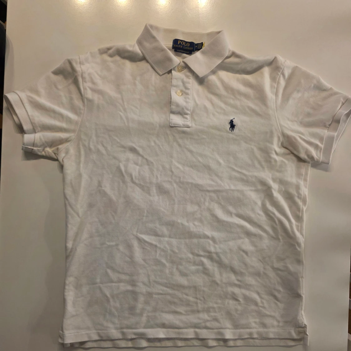 Vit pikétröja från Polo Ralph Lauren