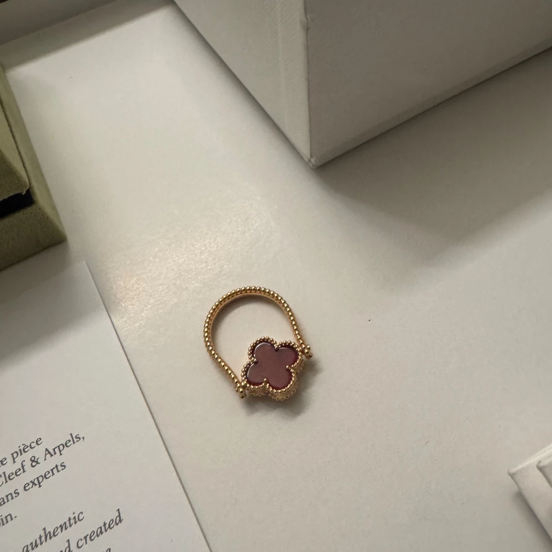 Van Cleef • Ring • Böjbar • 2 Färger • Alla Storlekar  - 4