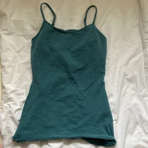 Turkos linnetopp från Express  - Säljer en turkos linnetopp från Express i storlek XS. Det är ett spaghetti linne som har en inbyggd top och är figurnära med enkel design. Tillverkad i mjuk bomull, perfekt för varma dagar. Snygg att styla med jeans eller kjol. Jag säljer den nu för att den inte passar min stil längre🩵💙✨