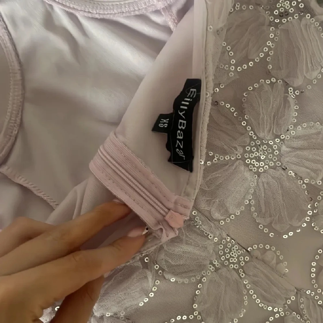 Ljuslila kort klänning från Eilly Bazar - 2