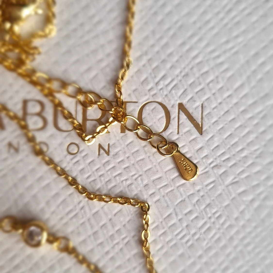 Guldigt halsband s925 - 2