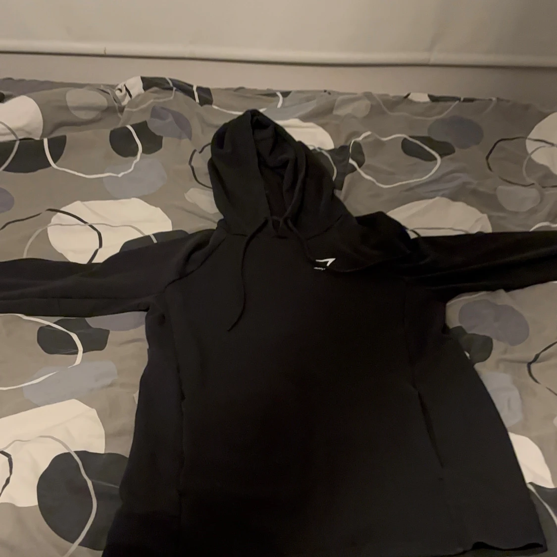 Svart hoodie från Gymshark S - 1