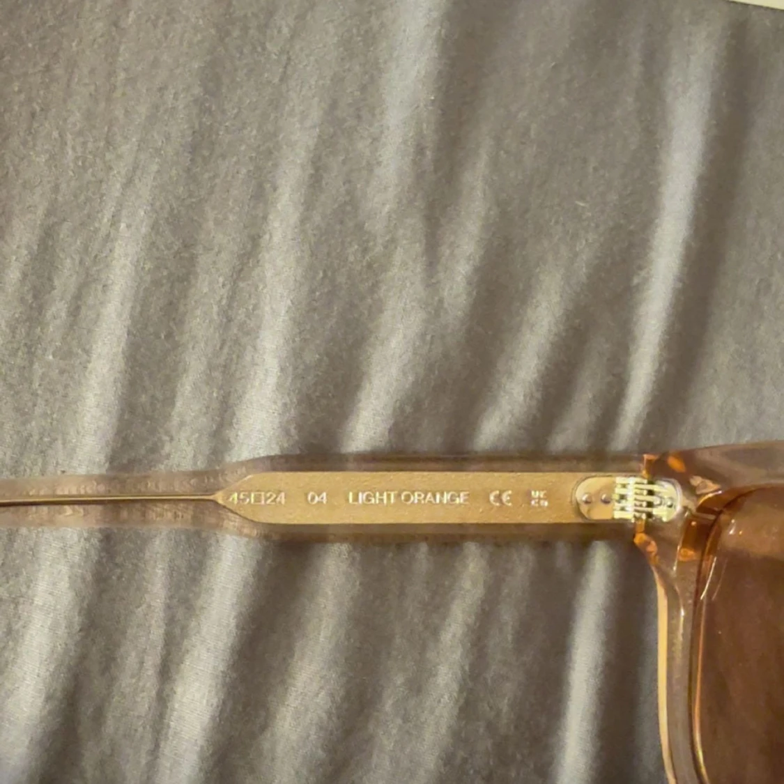 CHIMI ljusorange fyrkantiga solglasögon - 1