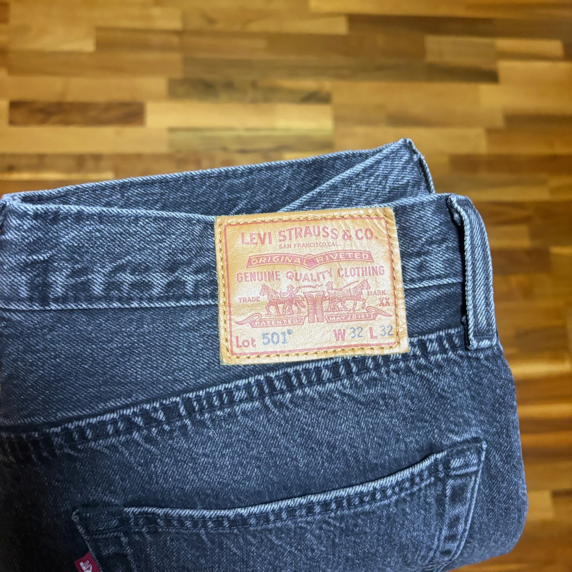 Levi's 501 Jeans Grå W32 L32 - 2