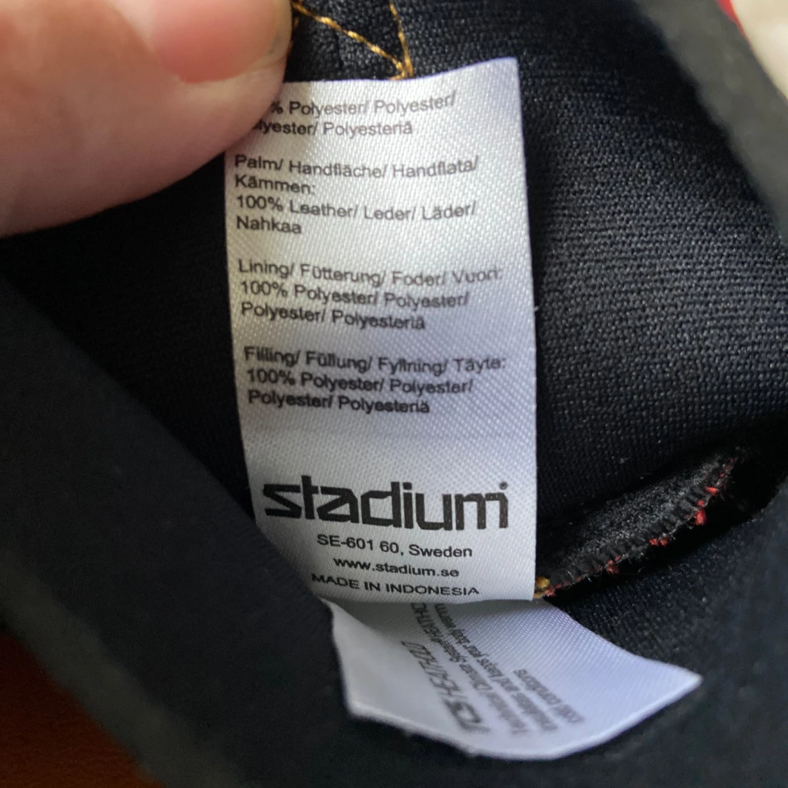 Röda och bruna VM handskar i skinn - 4