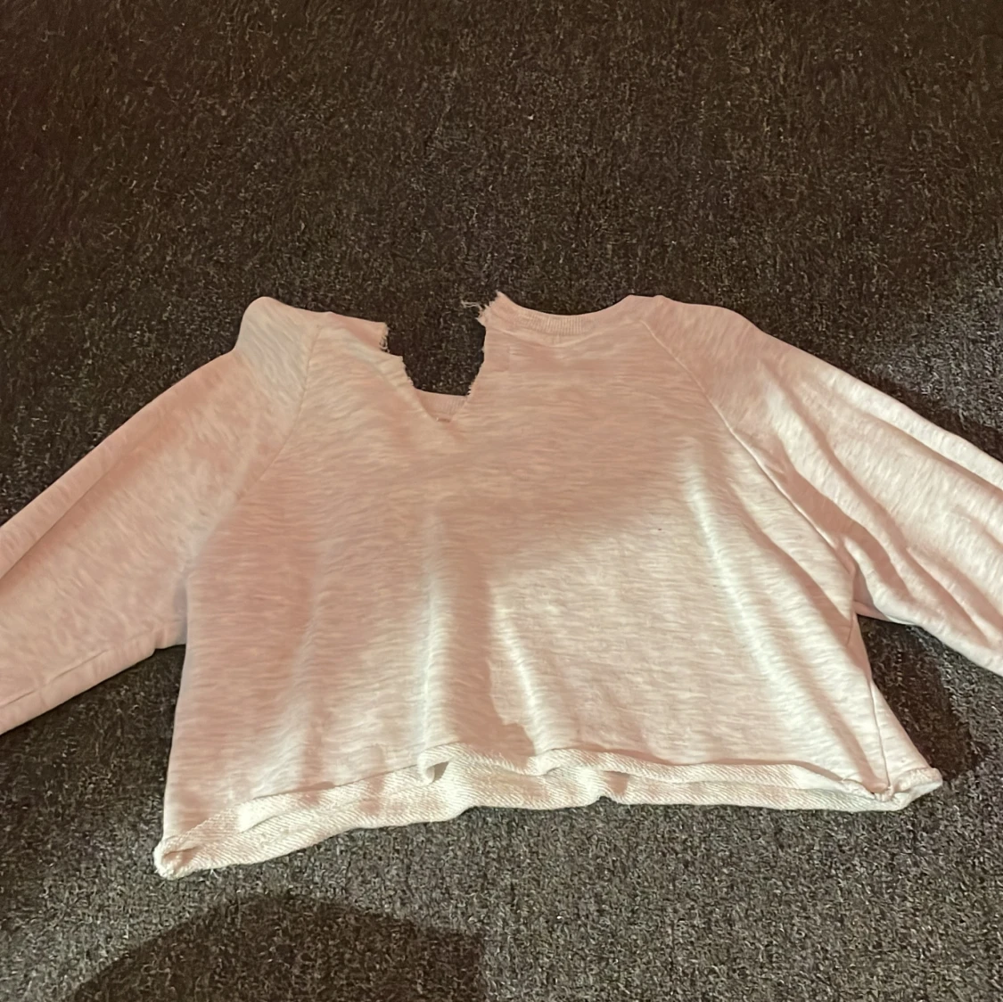 Vit croppad offshoulder sweatshirt Florida USA - 1