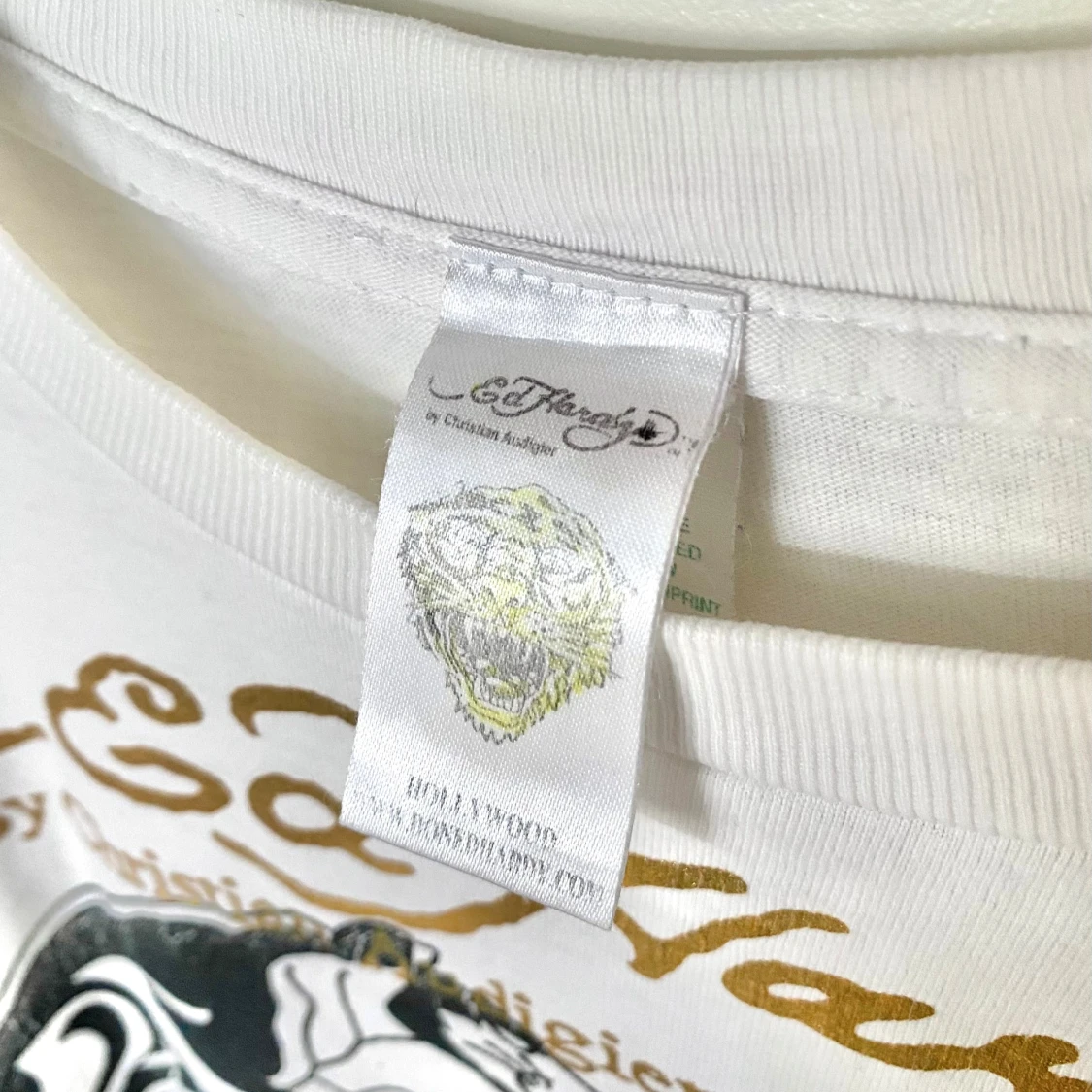 Ed Hardy vit t-shirt - 4