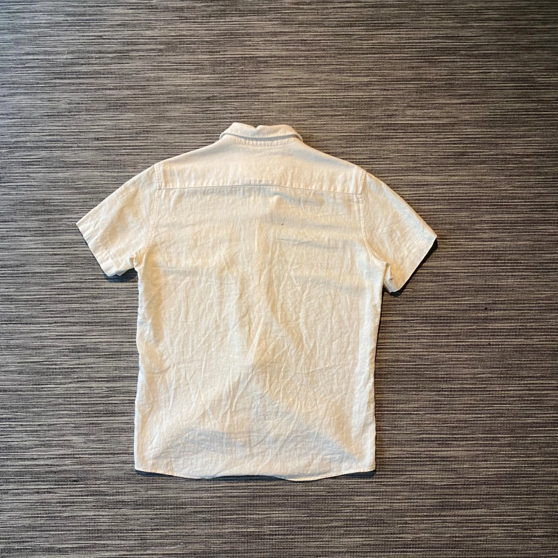 Vit kortärmad skjorta från Solid - 1