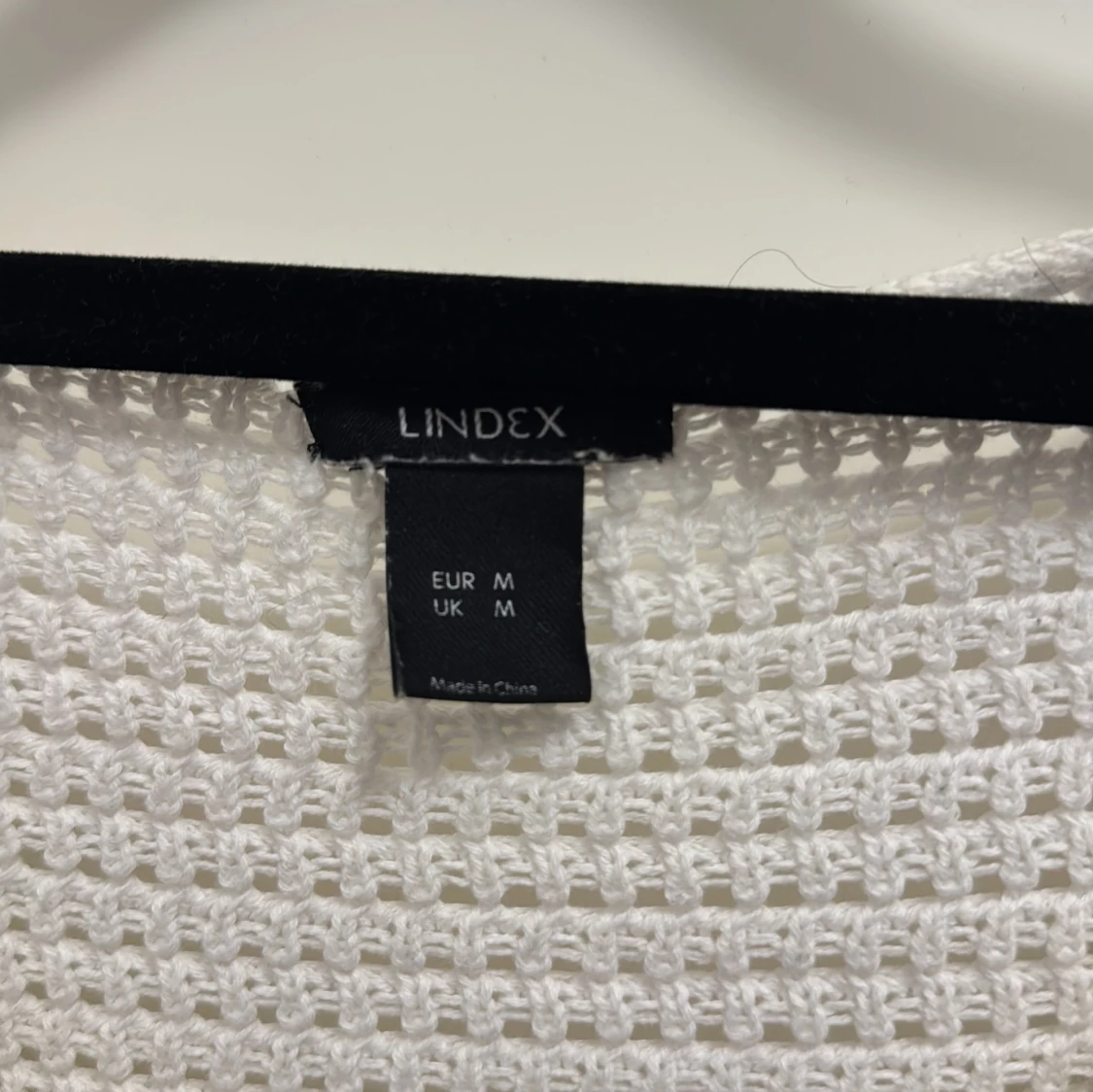 Vit stickad kofta från Lindex - 2