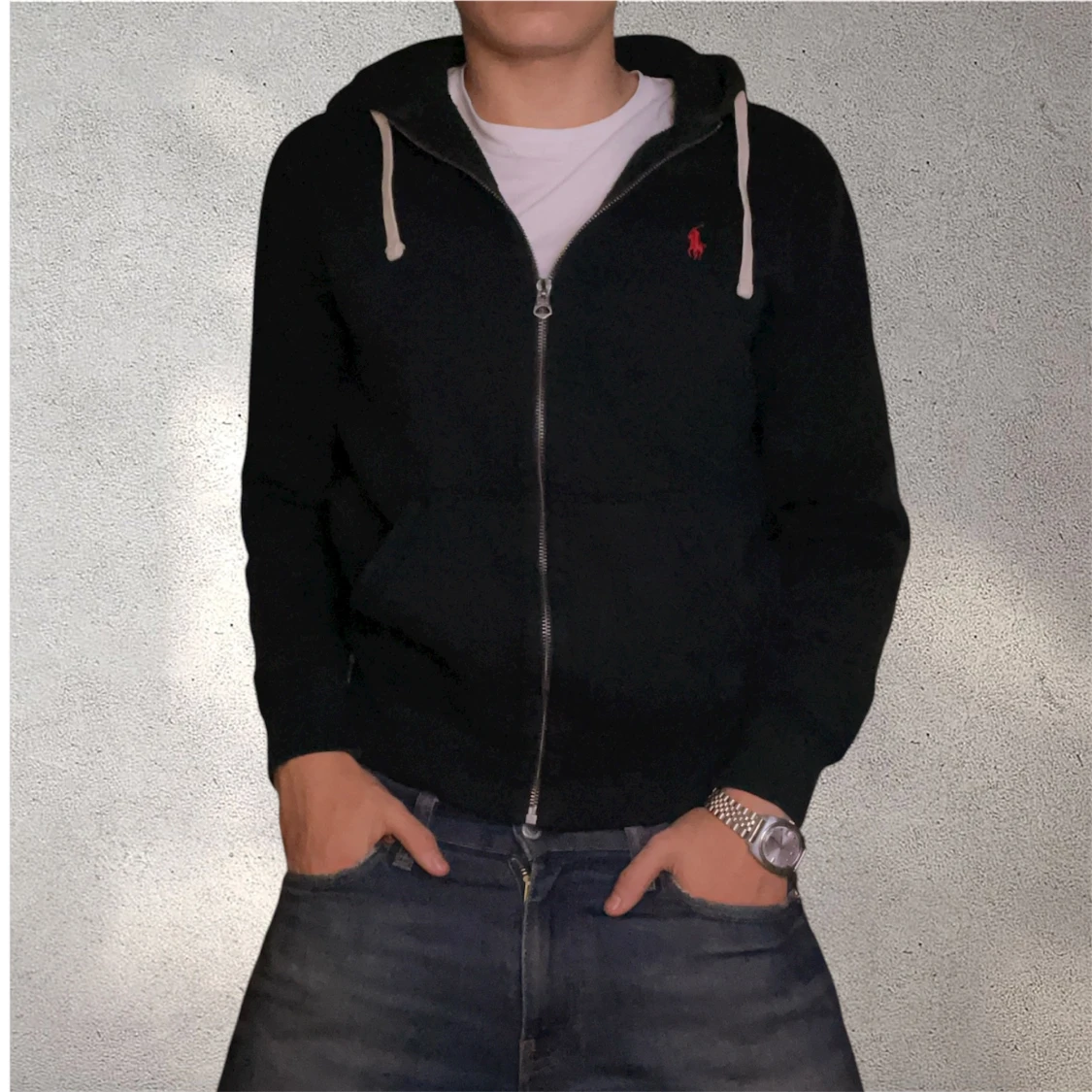 Svart hoodie från polo Ralph lauren - 3