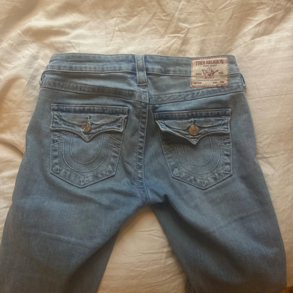 True Religion ljusblå bootcut jeans - 1