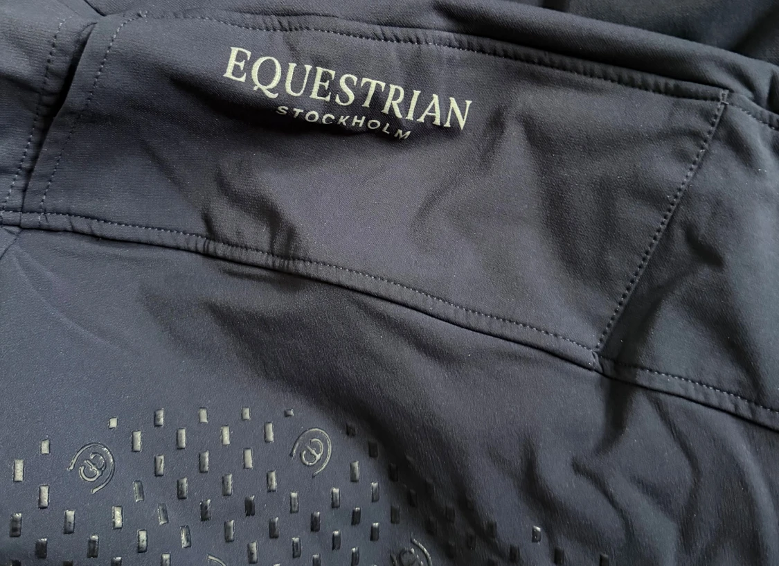 Mörkblå helskodda ridbyxor Equestrian Stockholm - aldrig använda  - 1