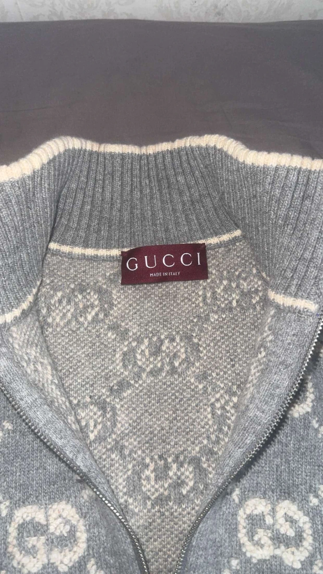 Grå cardigan jacka från Gucci - 2