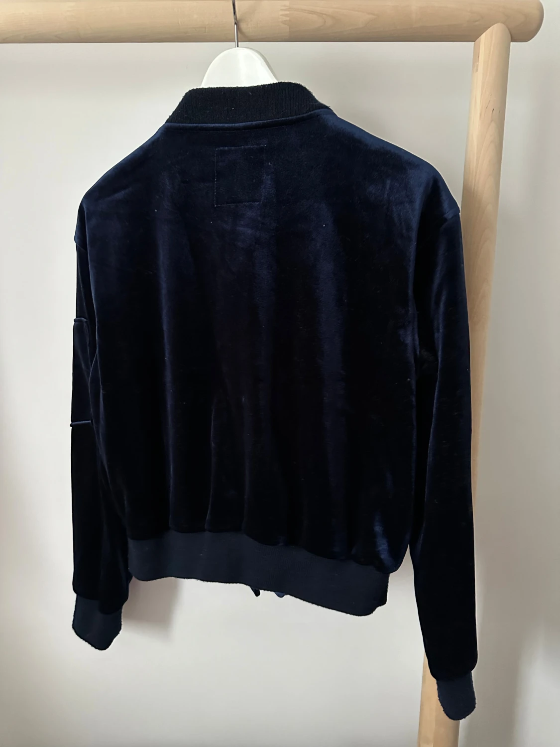 Mörkblå bomberjacka Pull&Bear - 1