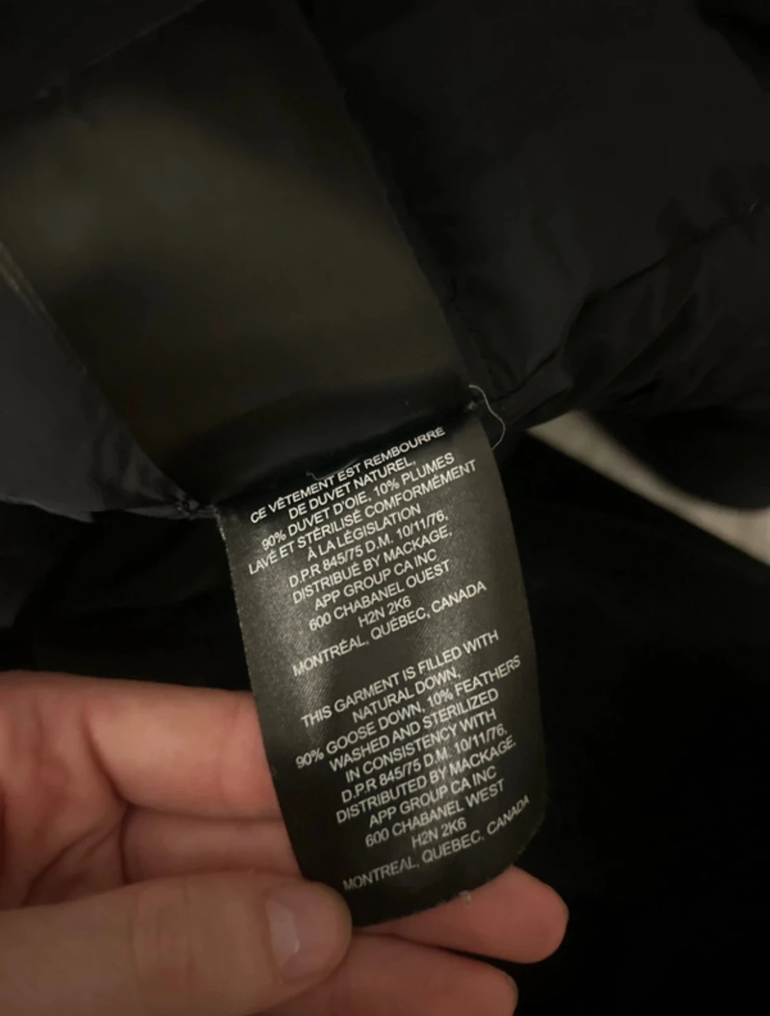 Svart lång dunjacka från Mackage - 5