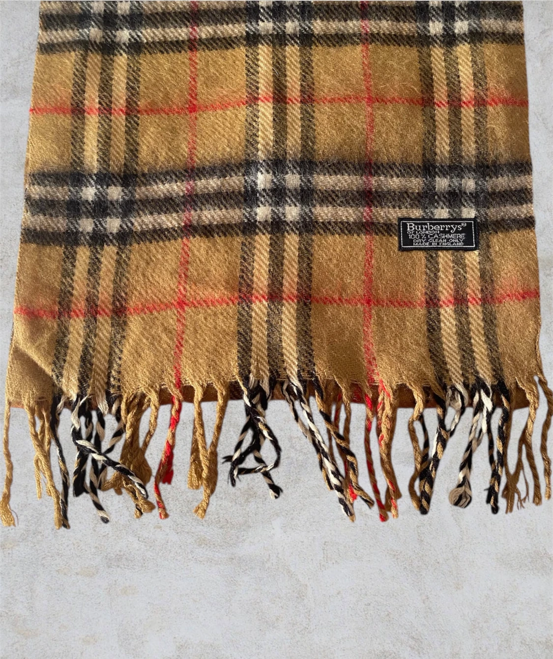 Rutig ullhalsduk från Burberry - 1