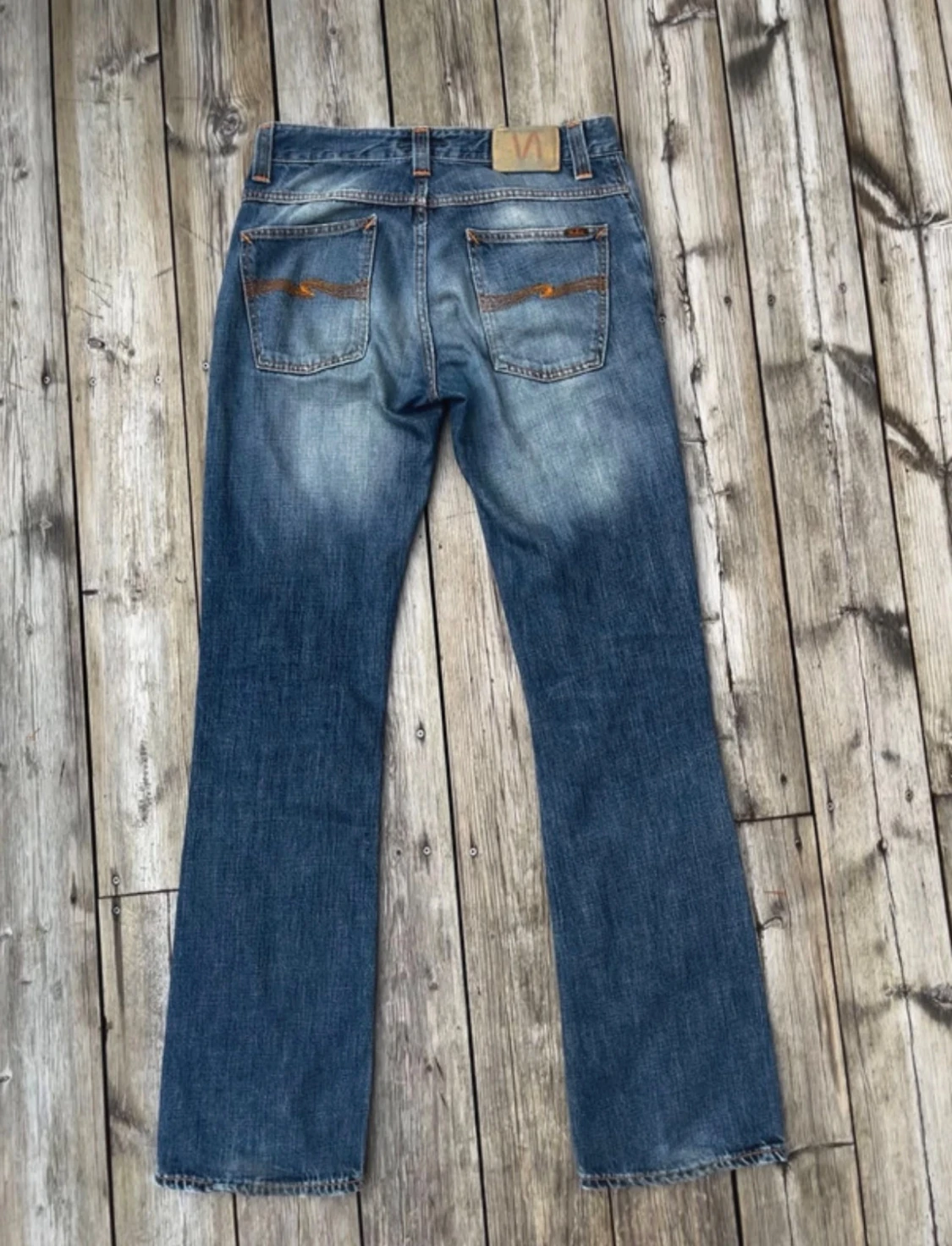 Nudie Jeans blå, bootcut - 1