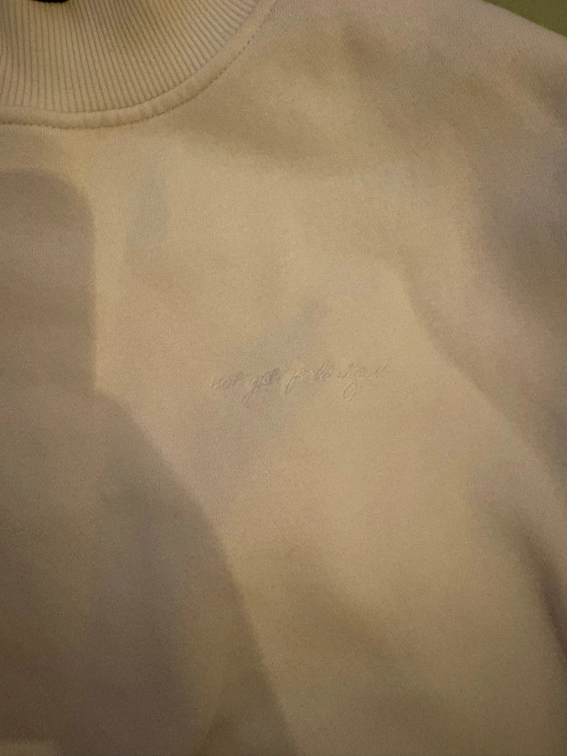 Vit sweatshirt från H&M relaxed fit - 1