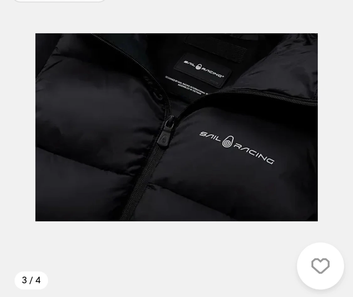 Svart pufferjacka från Sail Racing - 3