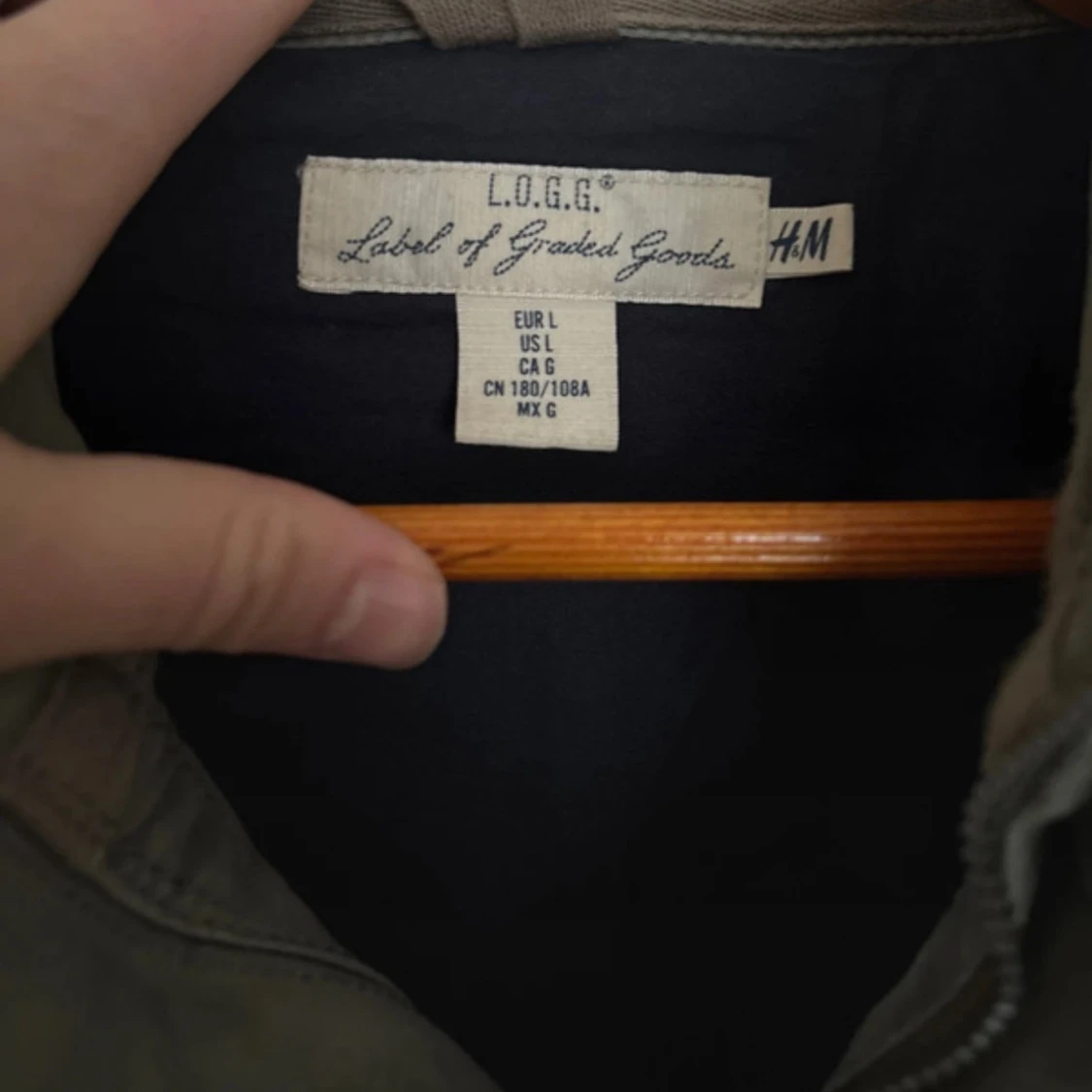 Olivgrön parkas från L.O.G.G. H&M - 1